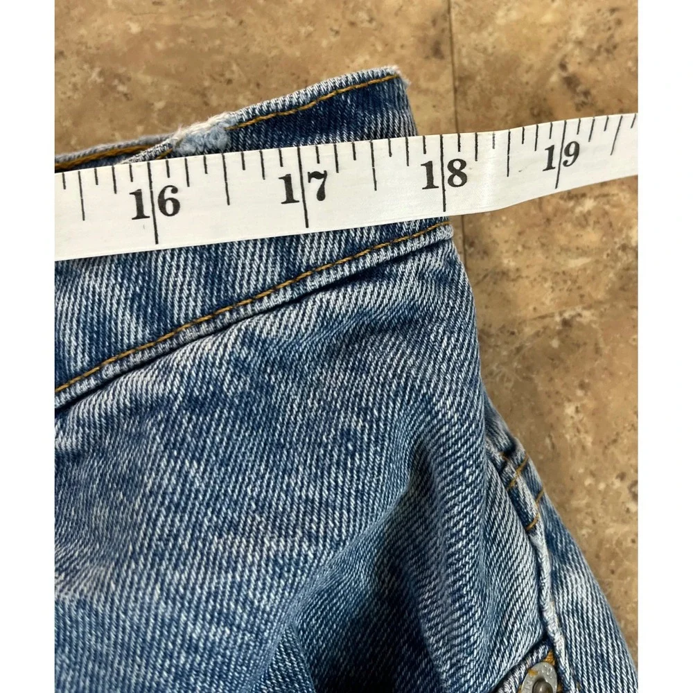 Vtg Polo Jeans Co Ralph Lauren Mens Straight Leg Denim‎ Blue Jeans RL Flag 36x32